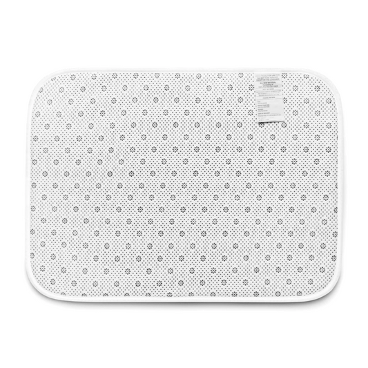 Front view of personalized memory foam bath mat — bathroom decor for everyday use