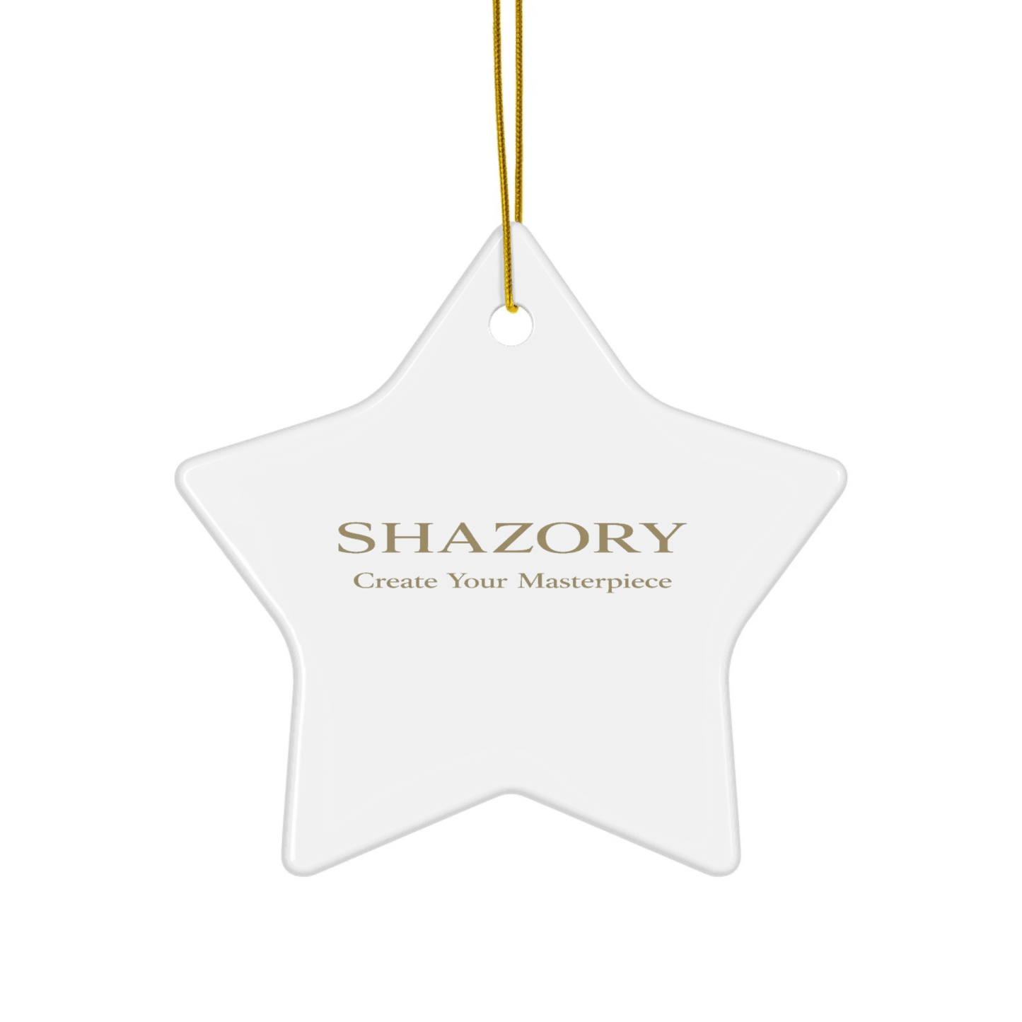 Personalized Ceramic Ornament — Custom Photo | Shazory