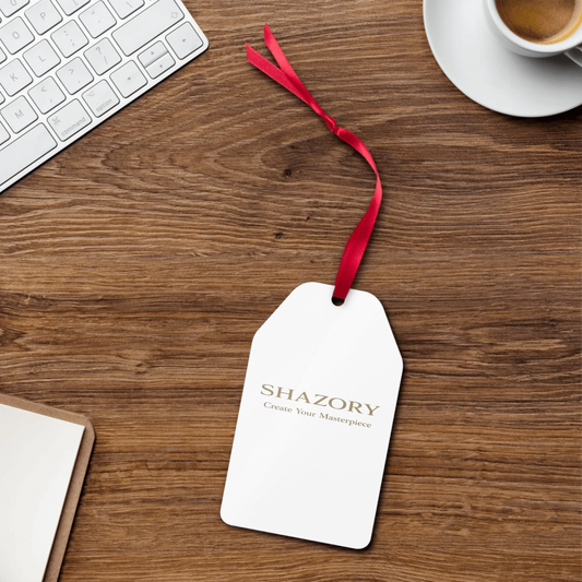 Detail shot of personalized metal ornament — fade-resistant photo or design print