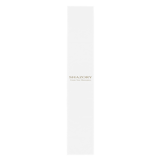 Front view of personalized table runner — textile for everyday use