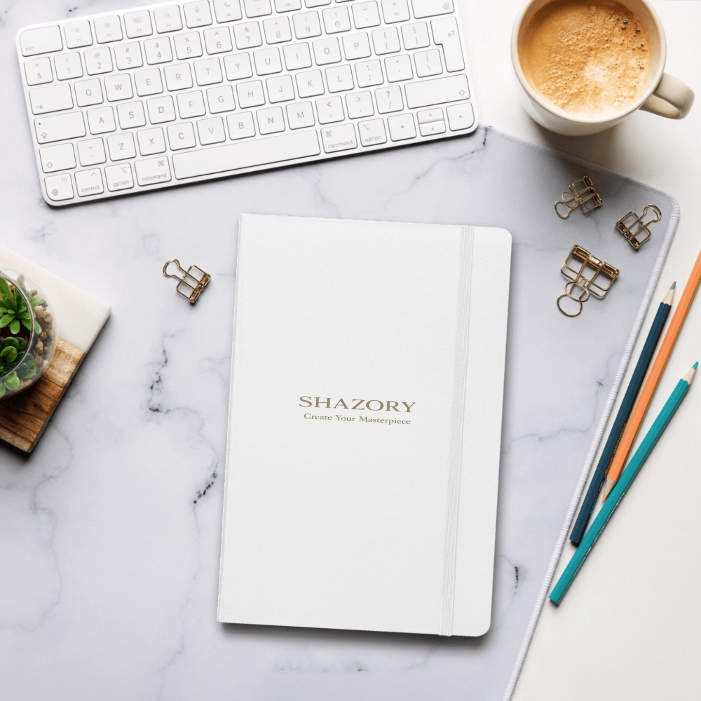 Personalized Hardcover Notebook — JournalBook® | Shazory