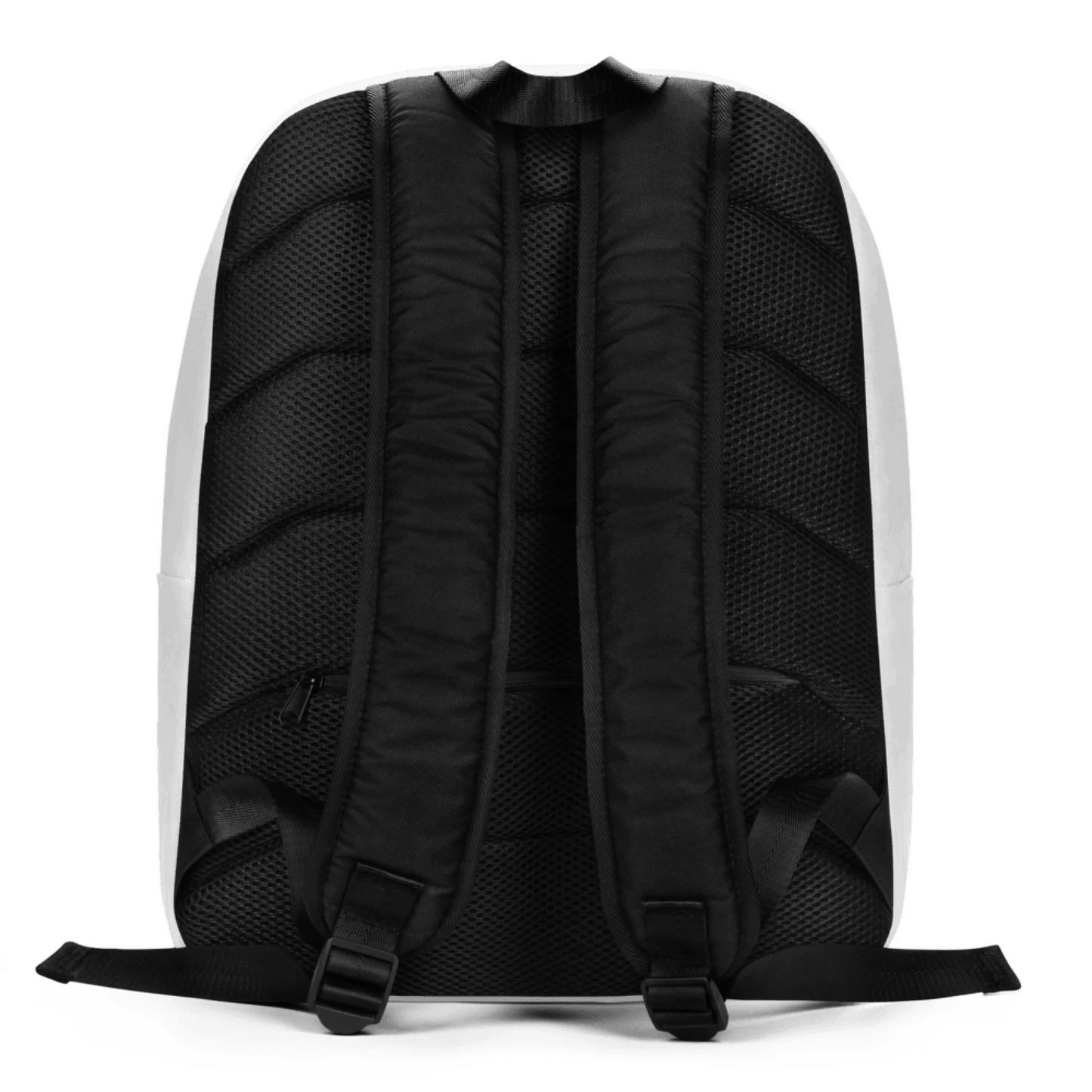 Shazory Custom Minimalist Backpack — alternate styling of personalized minimalist backpack
