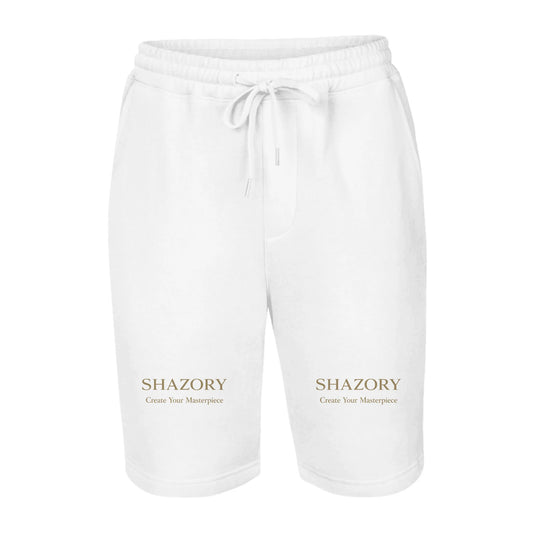 Men's Fleece Shorts — personalized photo or design printed on men's fleece shorts from Shazory