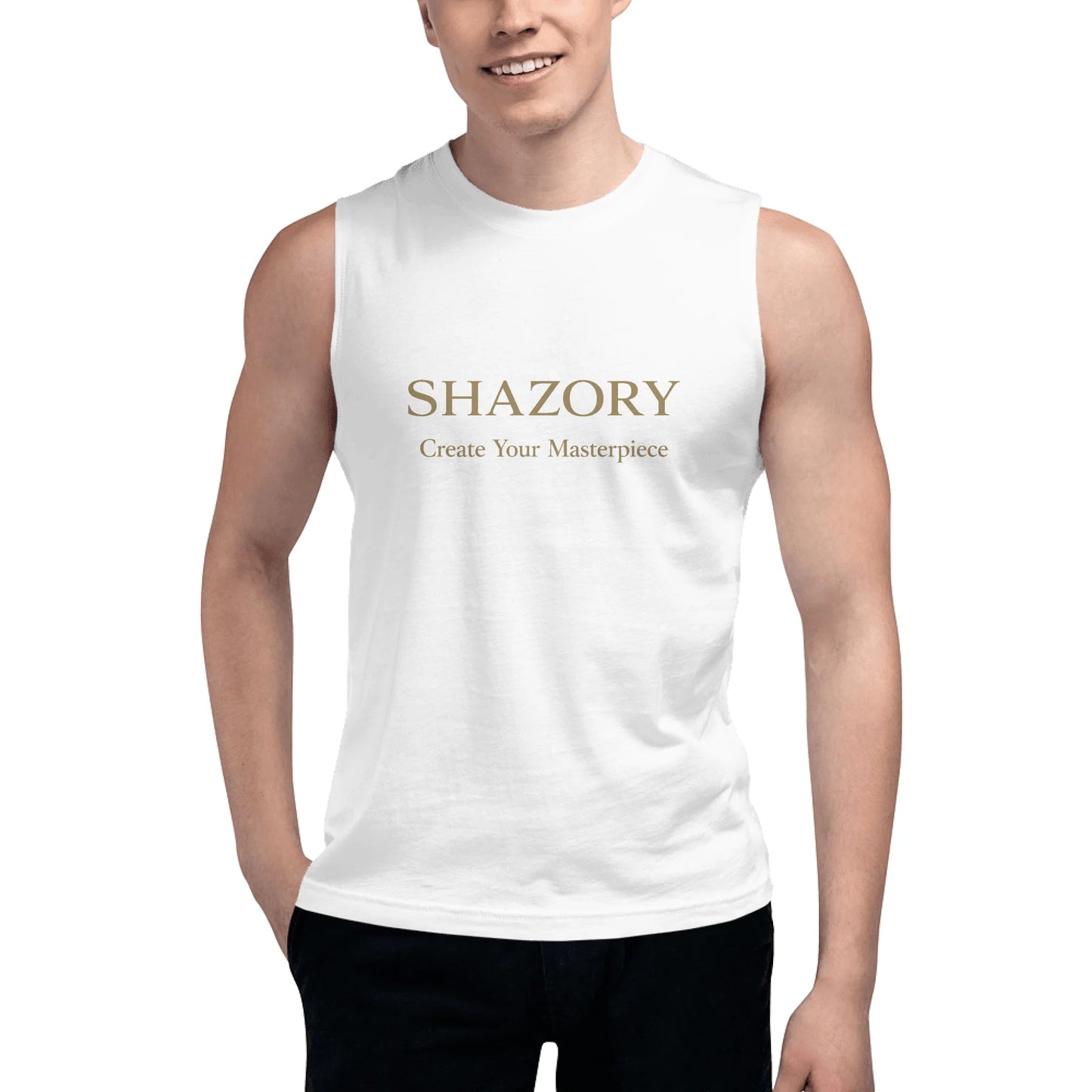 Custom Photo Unisex Muscle Tee | Shazory