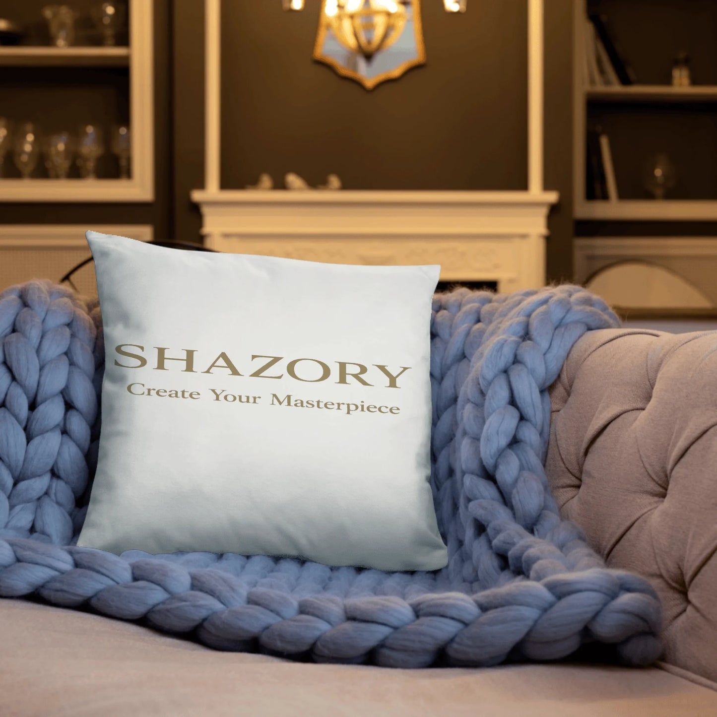 Custom Photo Throw Pillow — Basic All-Over | Shazory