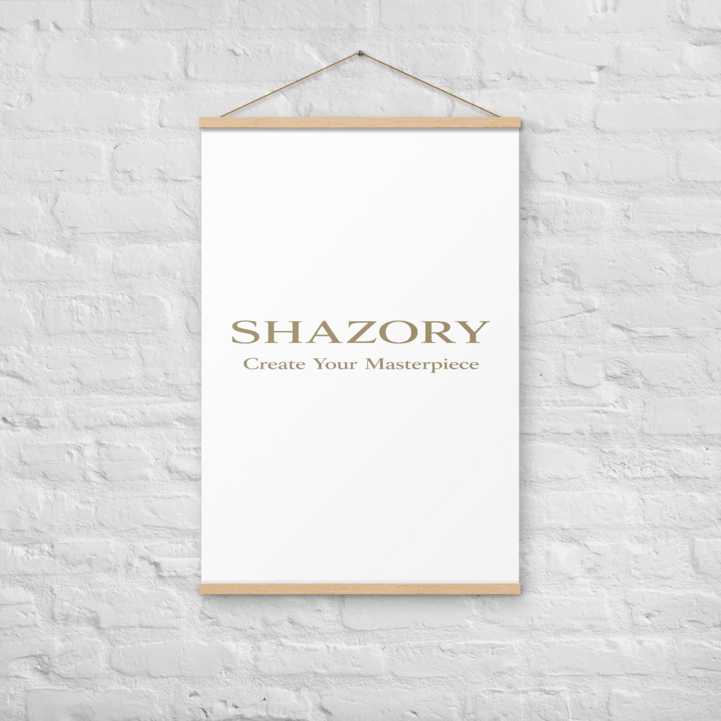 Custom Photo Poster — Enhanced Matte with Hanger | Shazory