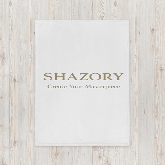 Shazory Custom Throw Blanket — 30x40 inch lap throw size