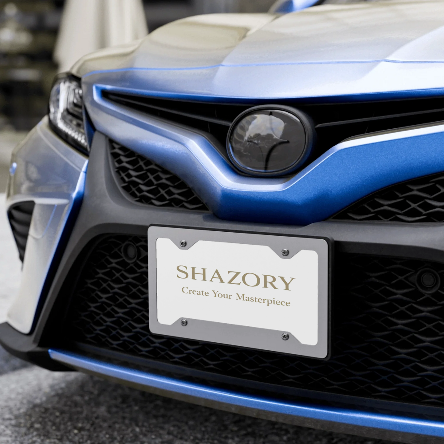 Personalized Vanity Plate — Custom Design | Shazory