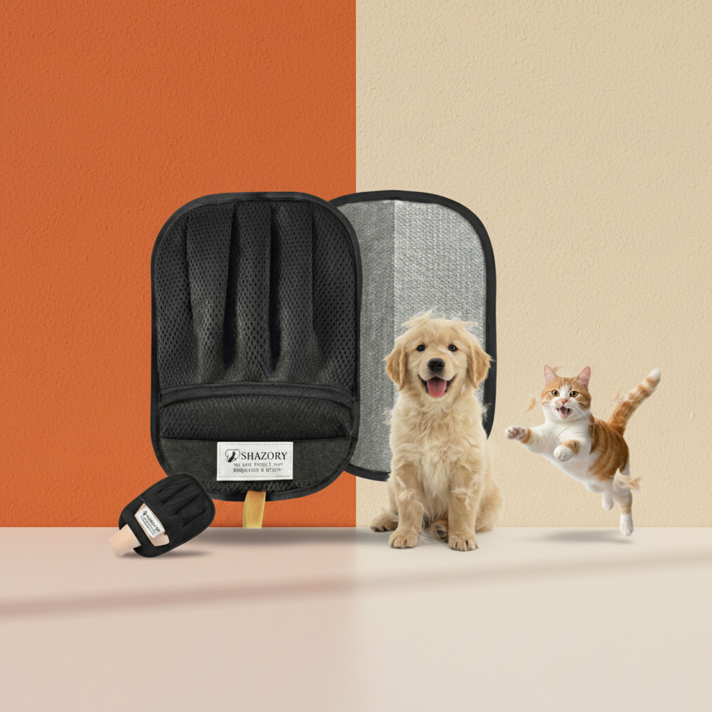 Shazory Pet Hair Removal Glove