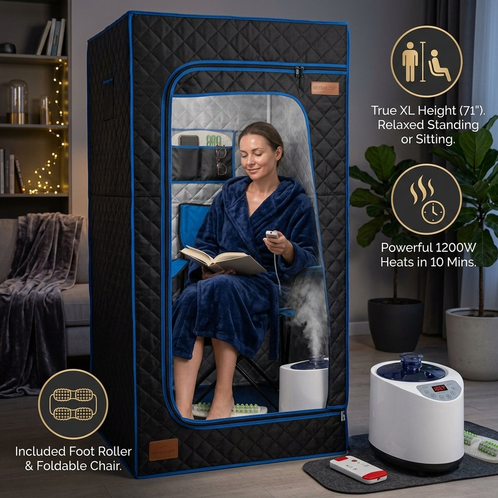 Shazory steam sauna tent full kit components