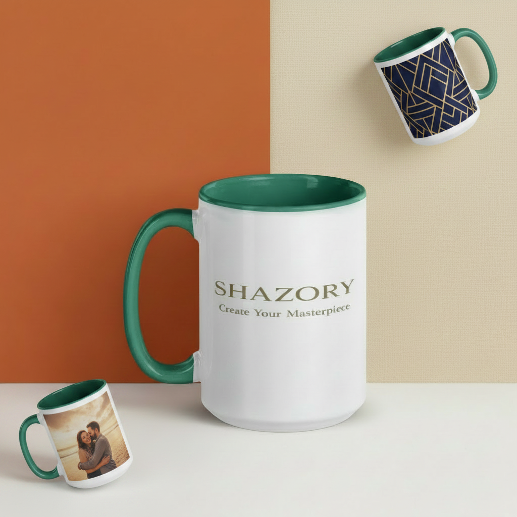 Custom Photo Mug — Color Inside, 11oz Ceramic | Shazory