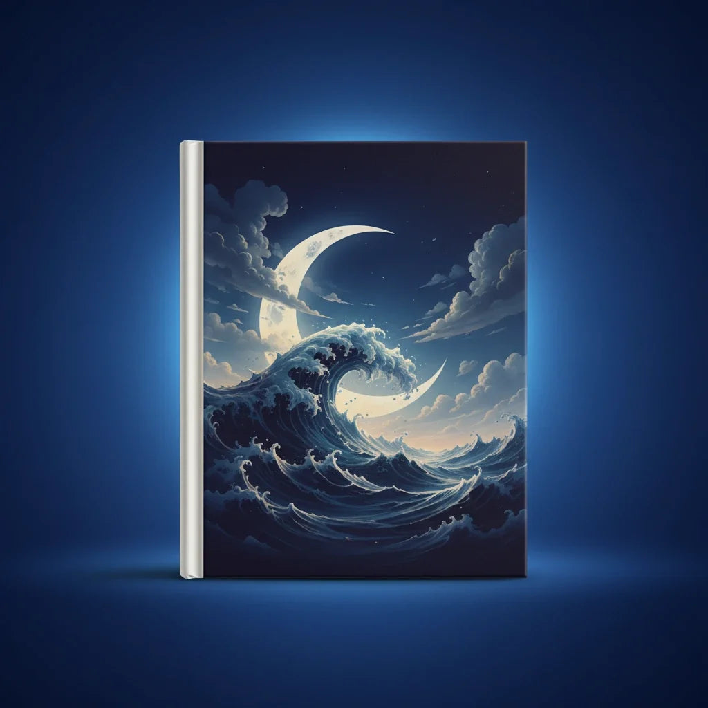 Custom matte hardcover journal with personalized cover design from Shazory
