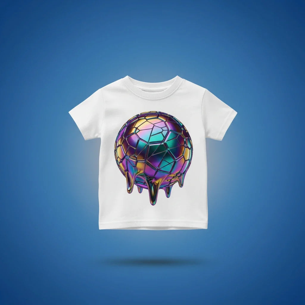 Front view of personalized toddler staple tee — soft cotton tee made for daily play