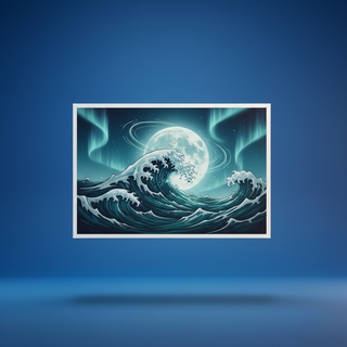 Custom gallery-wrapped canvas wall art with personalized photo or design from Shazory