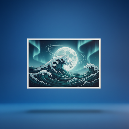 Custom gallery-wrapped canvas wall art with personalized photo or design from Shazory