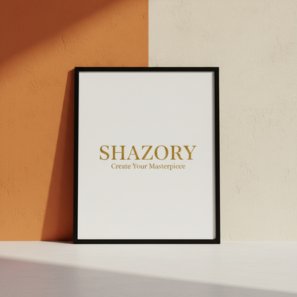 Custom Photo Framed Wall Art — Matte Finish | Shazory