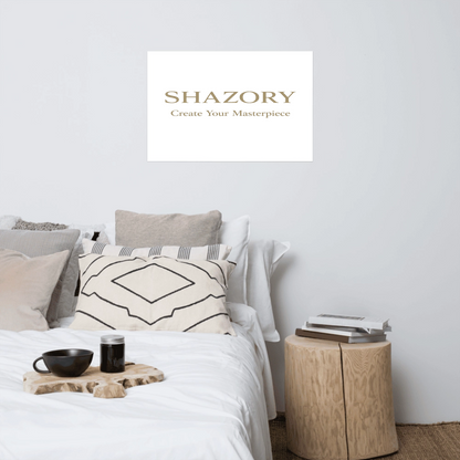 Custom ultra-matte gallery art print with personalized photo or design from Shazory