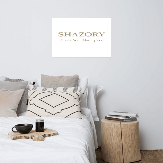 Custom ultra-matte gallery art print with personalized photo or design from Shazory