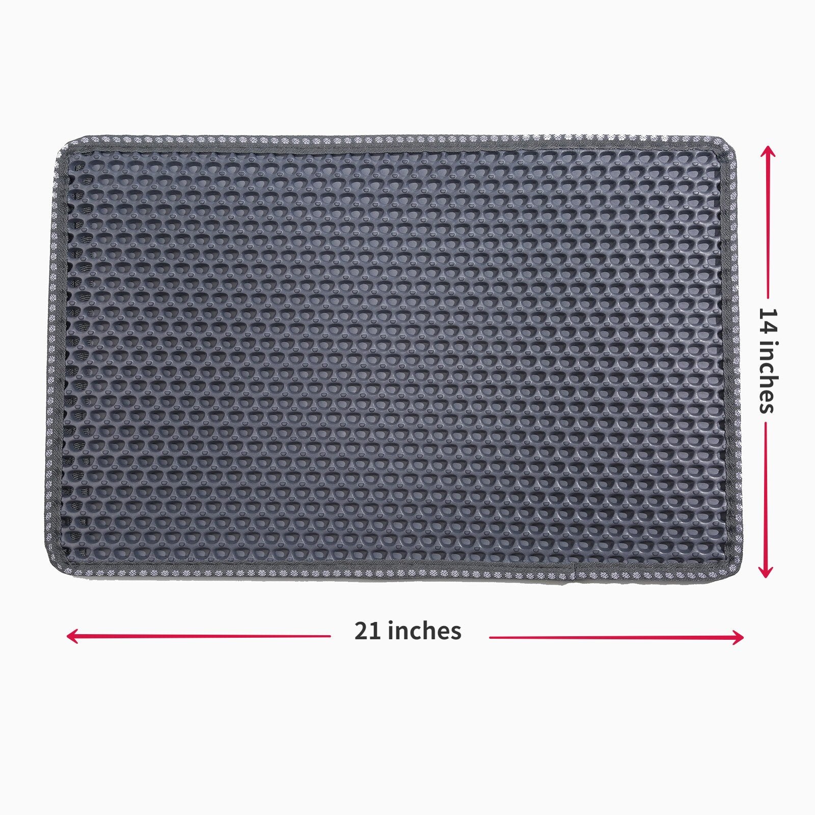 Shazory cat litter mat material and pattern detail
