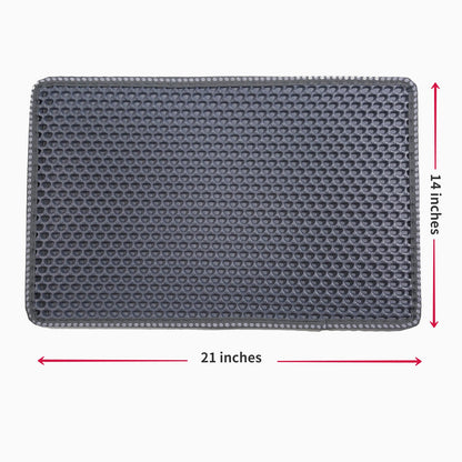 Shazory cat litter mat material and pattern detail