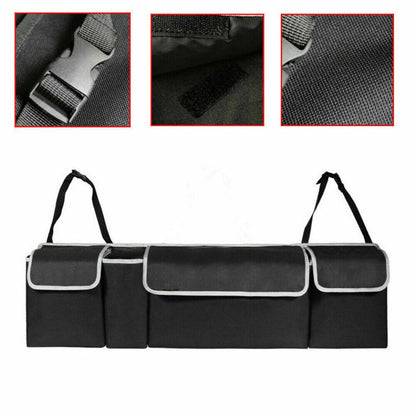 Shazory car trunk organizer dimensions and scale