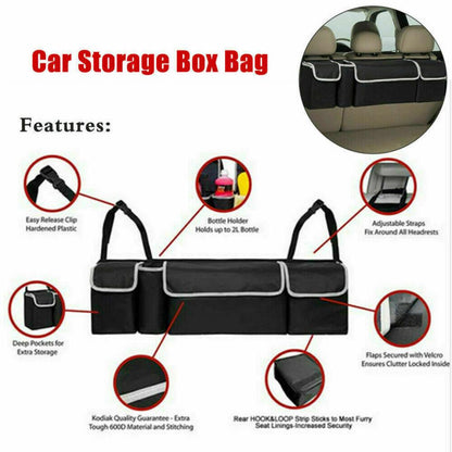 Shazory car trunk organizer in vehicle lifestyle photo