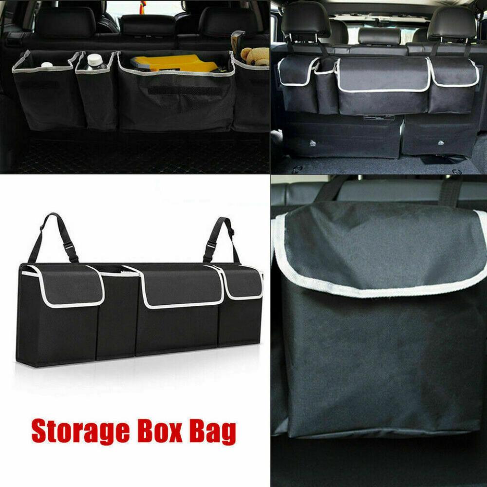 Shazory car trunk organizer side angle view