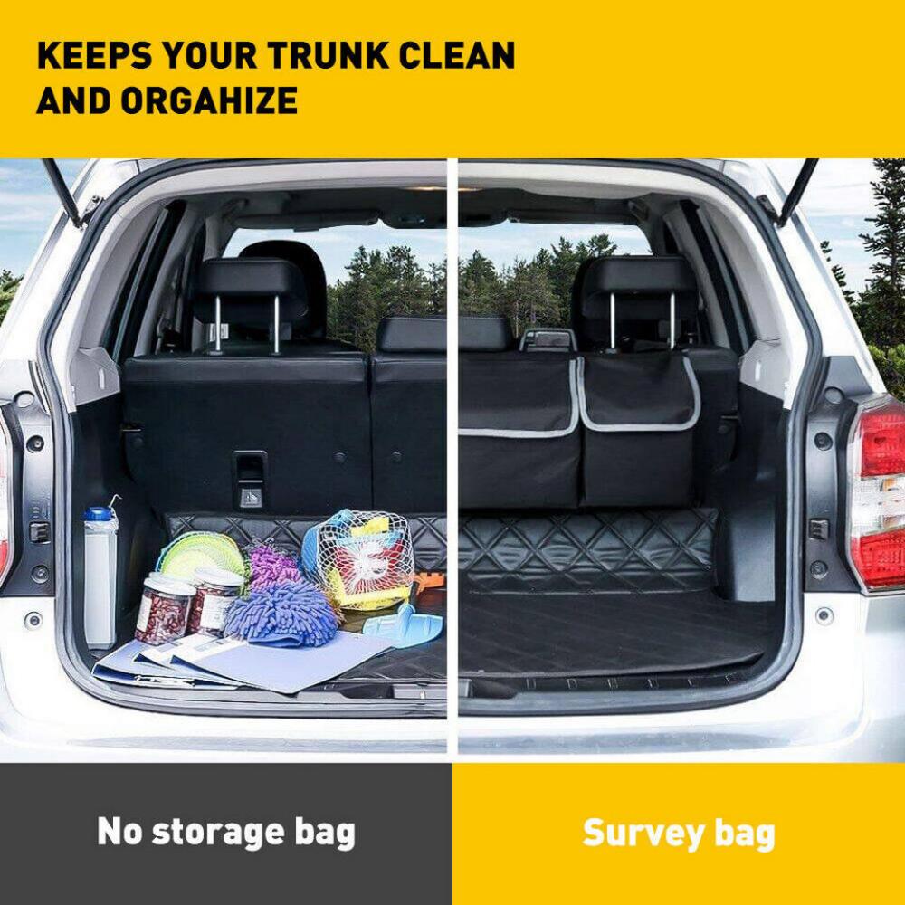 Shazory car trunk organizer pocket detail