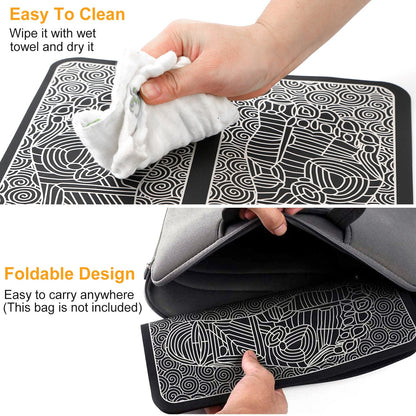 Shazory EMS foot pad surface texture close-up