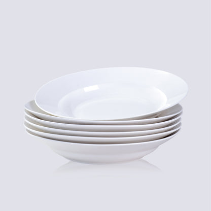 Shazory white ceramic plates styled table setting
