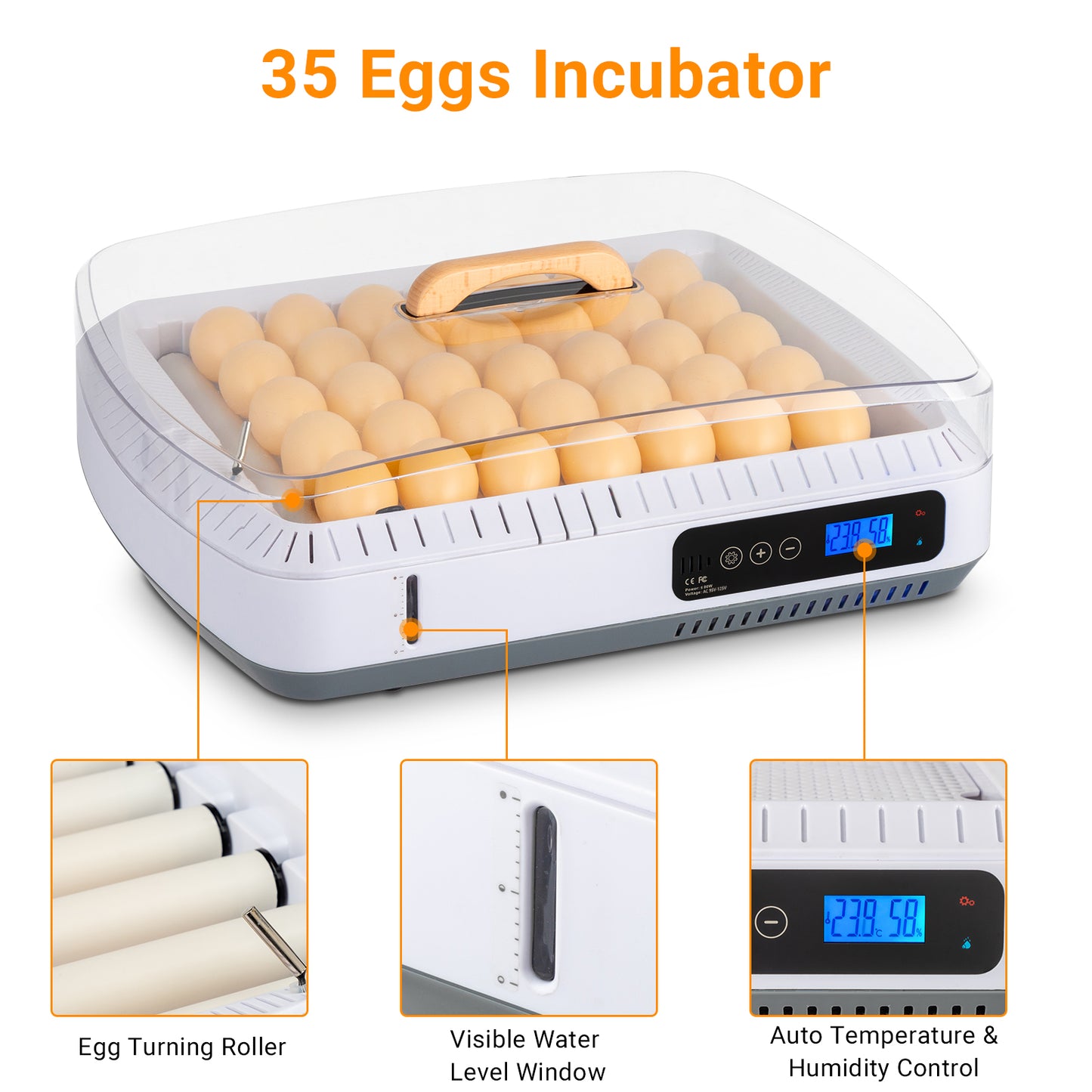 Shazory egg incubator water reservoir detail