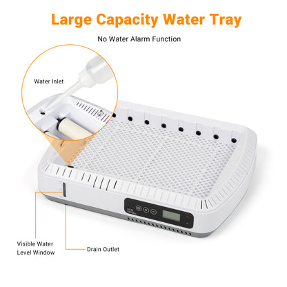 Shazory 35-egg incubator with eggs loaded