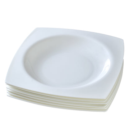 Shazory square ceramic plate with food styled photo