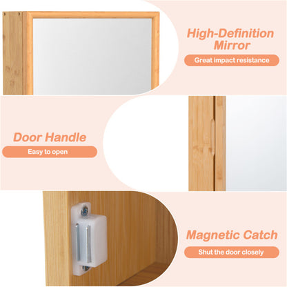 Shazory bamboo bathroom cabinet styled in bathroom