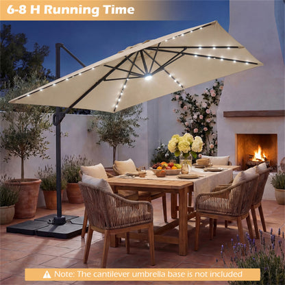 Shazory patio umbrella full setup overview
