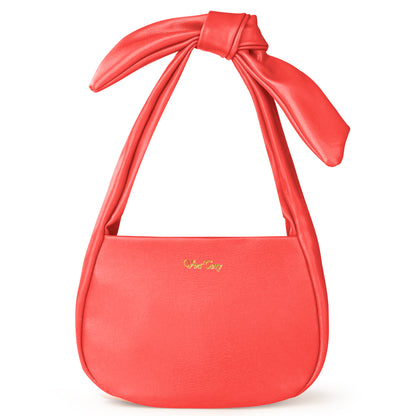 Shazory small vegan leather hobo bag full product showcase