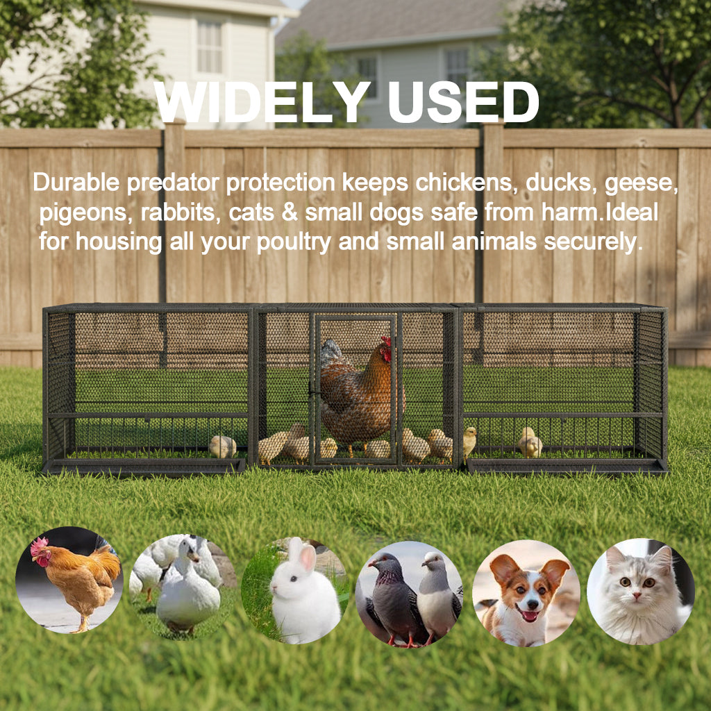 Shazory chicken coop perforated wire mesh ventilation detail