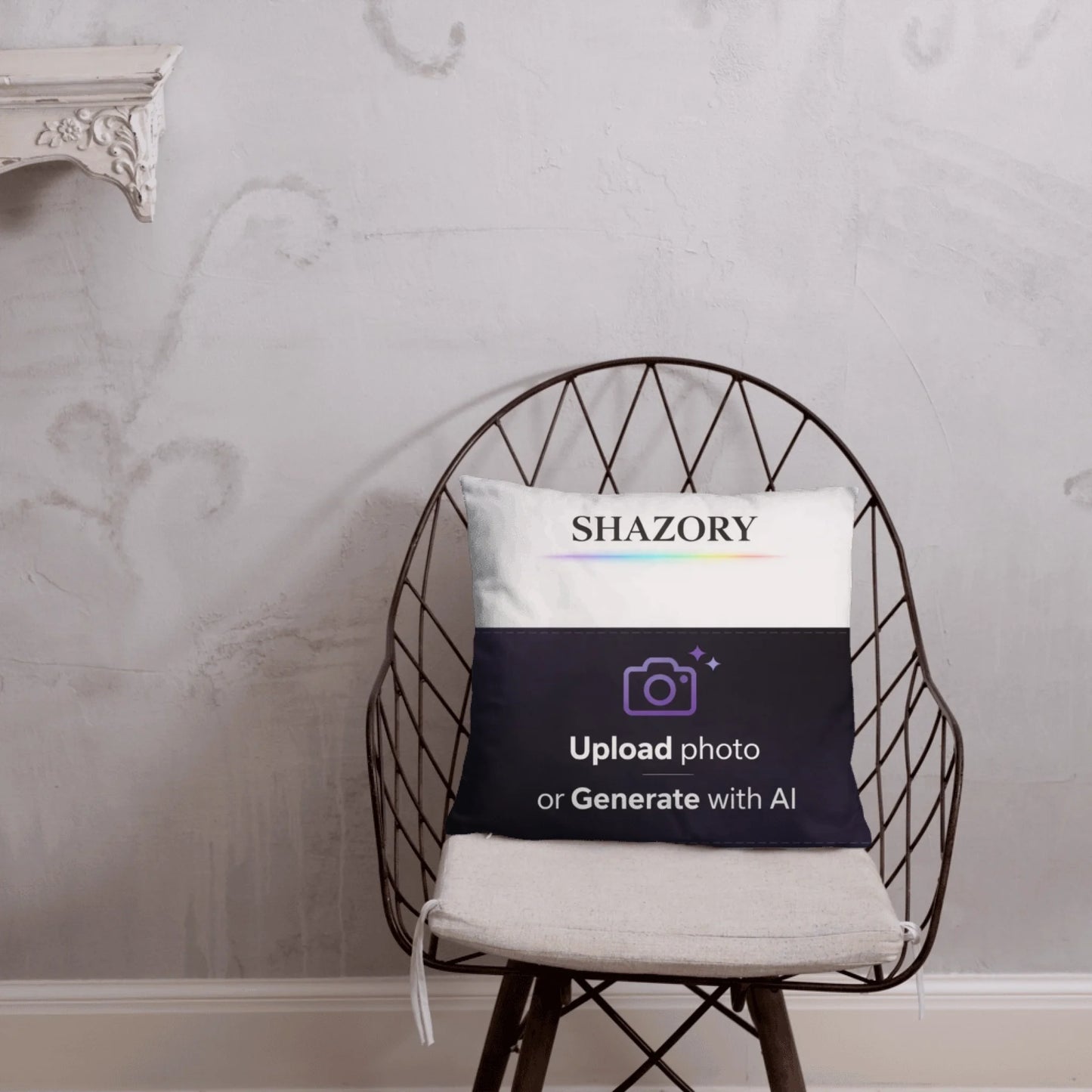 Shazory Custom Premium Throw Pillow | Includes Insert