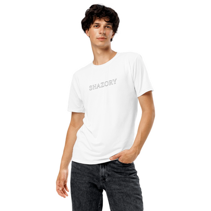 Color or size variation of personalized all-over print men's shirt — custom t-shirt