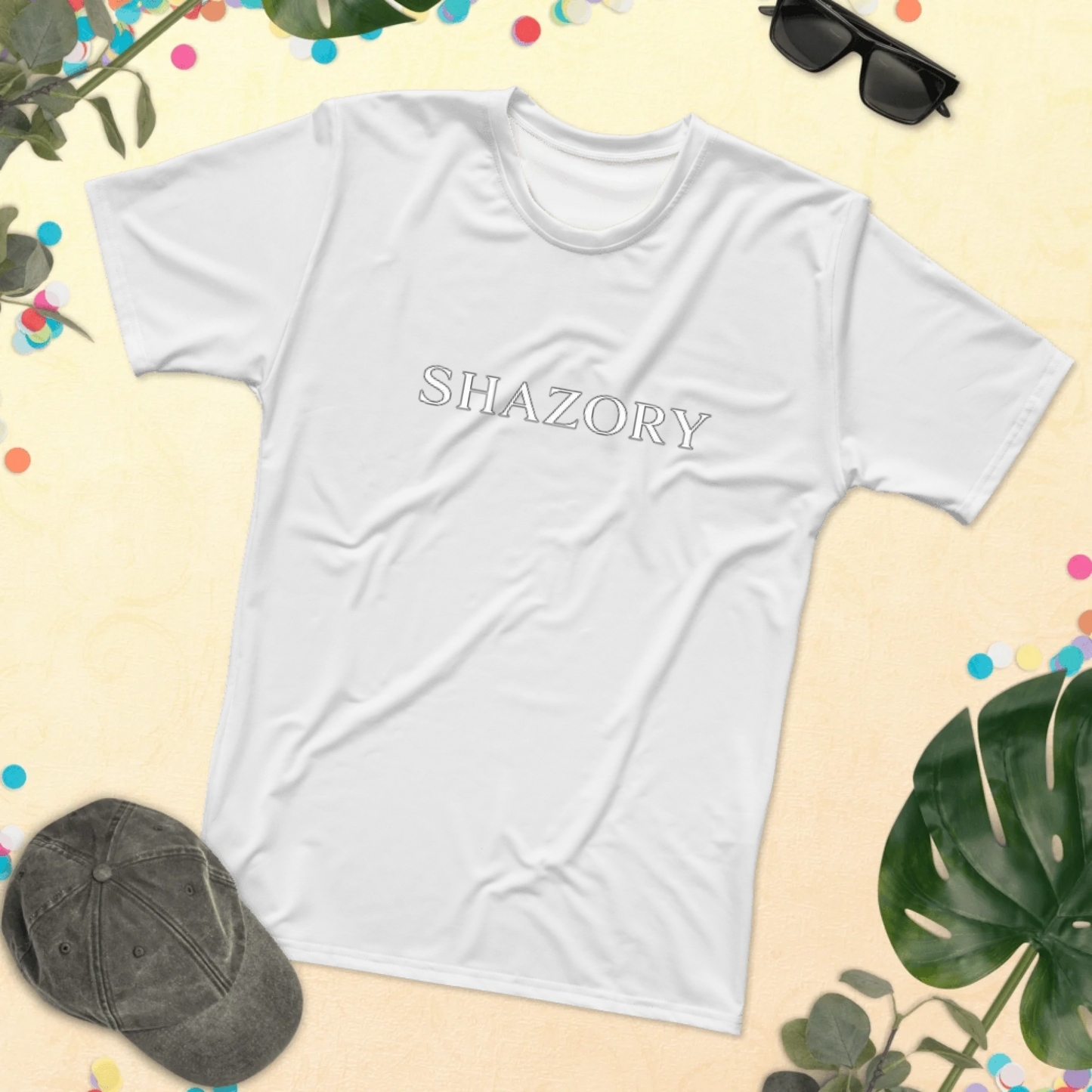 Made-to-order Shazory all-over print men's shirt — personalized all-over print gift