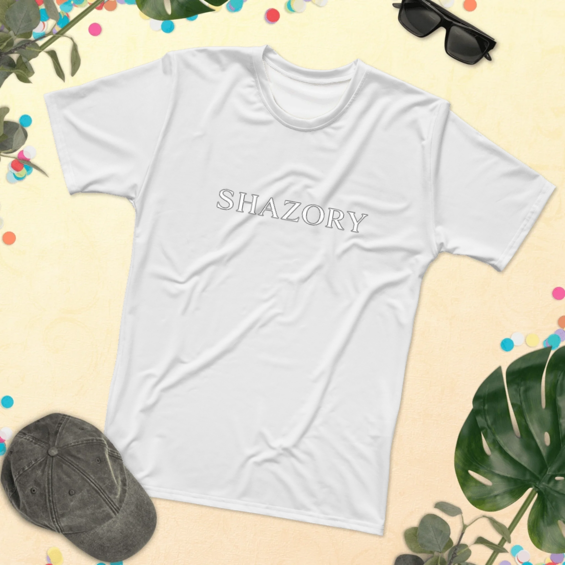 Made-to-order Shazory all-over print men's shirt — personalized all-over print gift