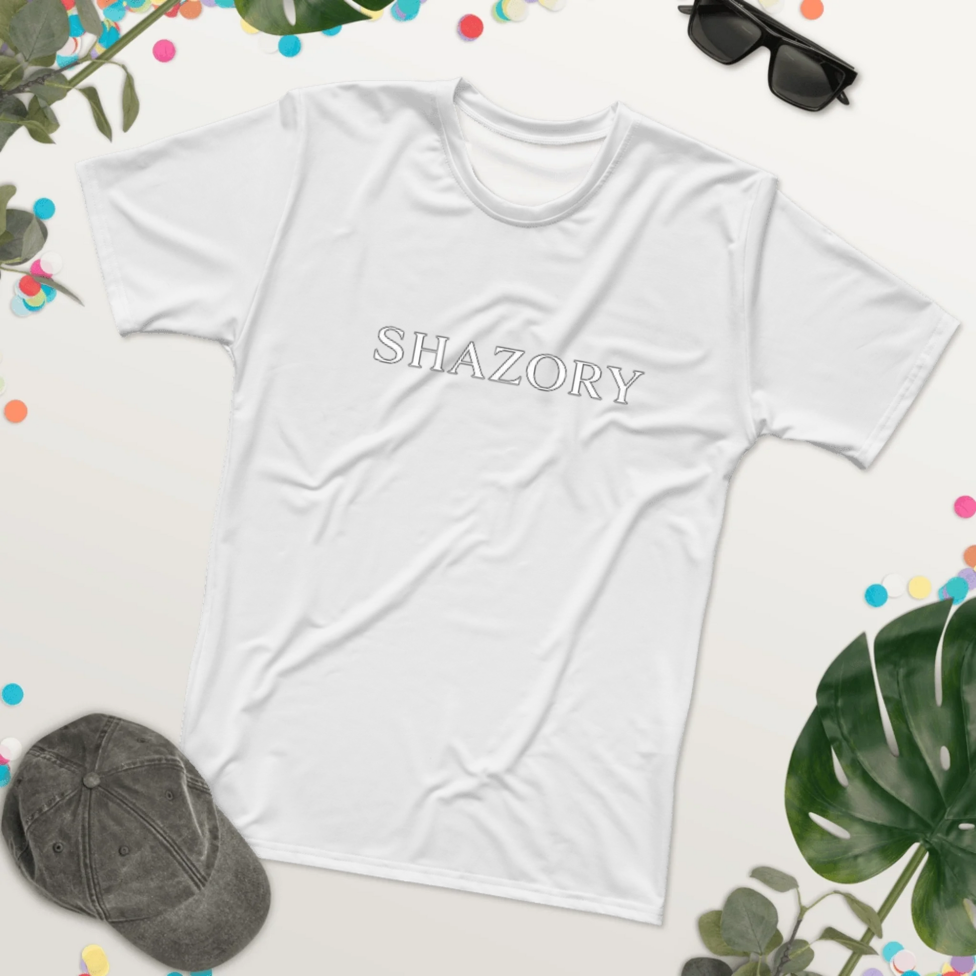 Personalized all-over print men's shirt in alternate color — custom photo or design print