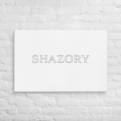 Color or size variation of personalized gallery-wrapped canvas wall art — custom wall art