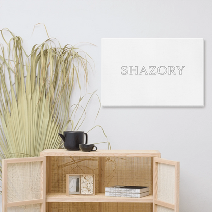 Custom gallery-wrapped canvas wall art shown in use — canvas print made for everyday styling