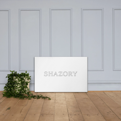 Back view of personalized gallery-wrapped canvas wall art — custom canvas print print quality