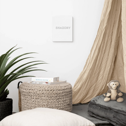 Made-to-order Shazory gallery-wrapped canvas wall art — personalized wall art gift