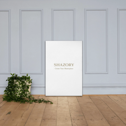 Custom gallery-wrapped canvas wall art shown in use — wall art made for everyday styling