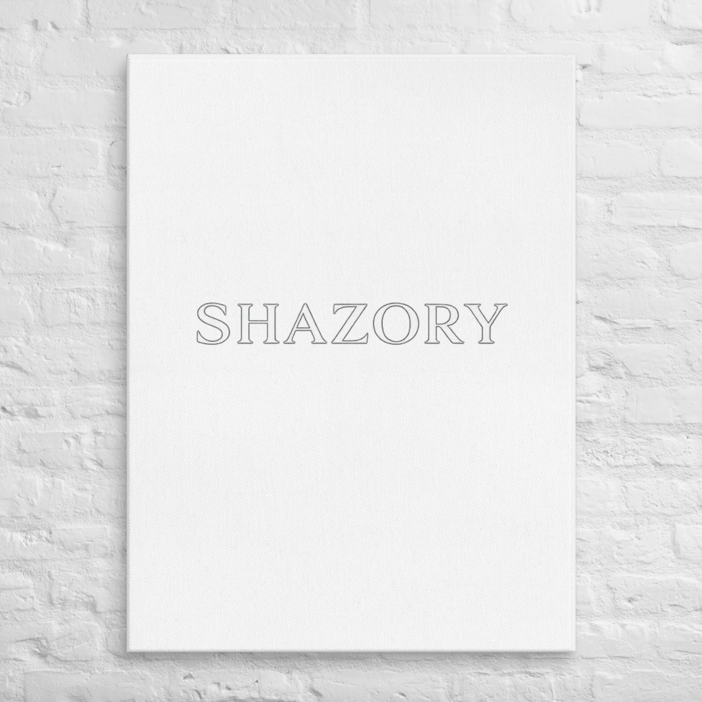 Detail shot of personalized gallery-wrapped canvas wall art — fade-resistant photo or design print