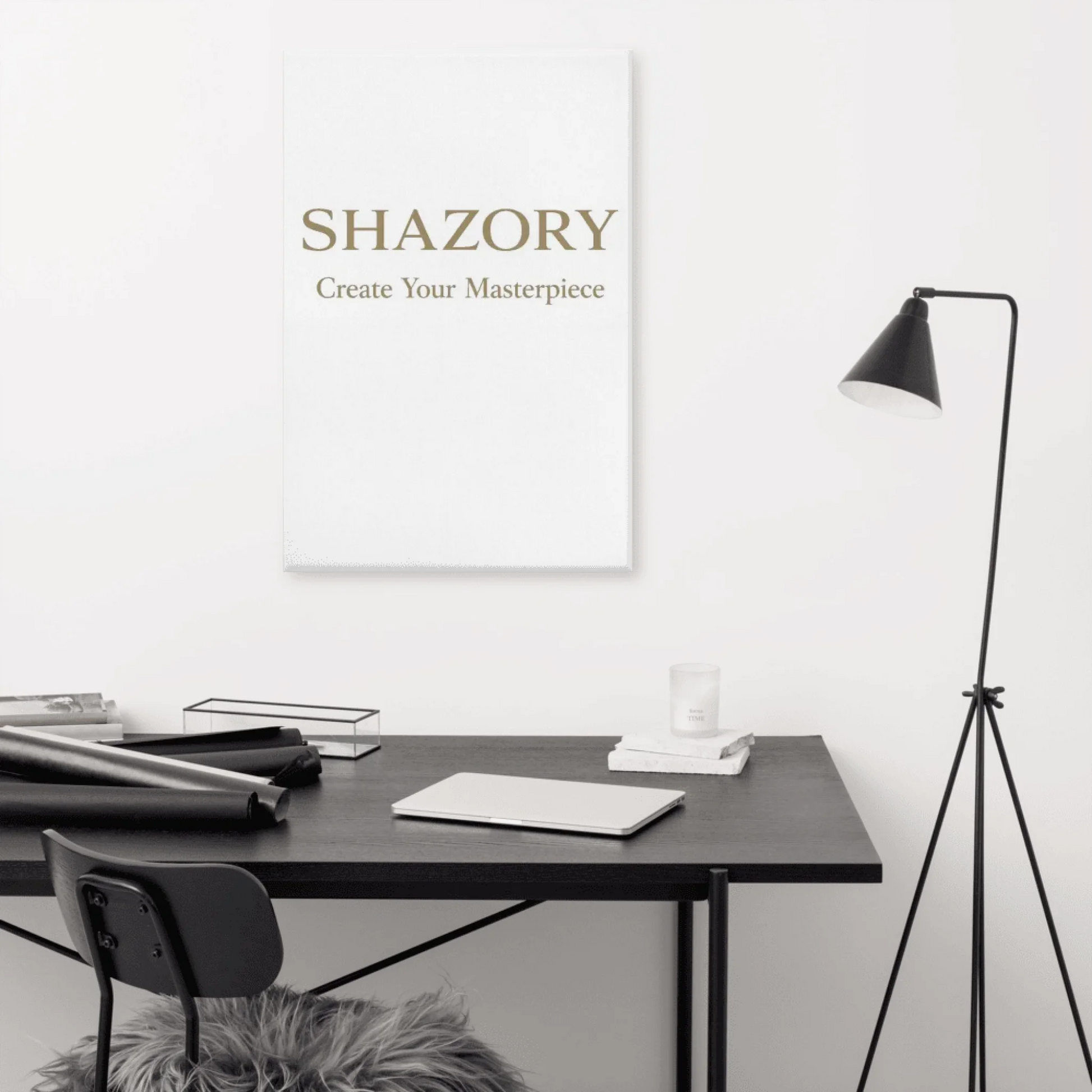 Custom photo gallery-wrapped canvas wall art from Shazory Creator Studio — gallery wrapped canvas made to order