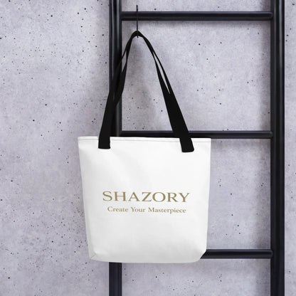 Custom Photo Tote Bag — Large with Pocket | Shazory